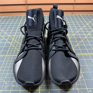 Puma Black Athletic High-Top Shoes